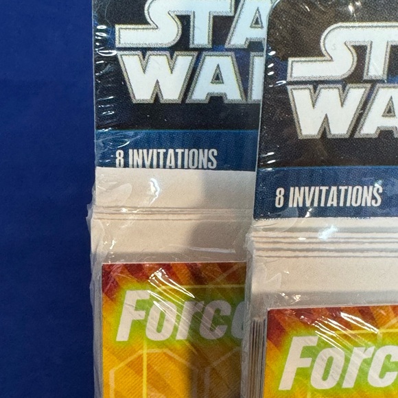 Star Wars Clone Wars animated series Party Invitations. 2 sets of 8 (16 total) - Picture 4 of 6
